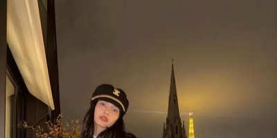 Lisa黑丝造型美出新高度？全黑造型惊艳亮相巴黎！